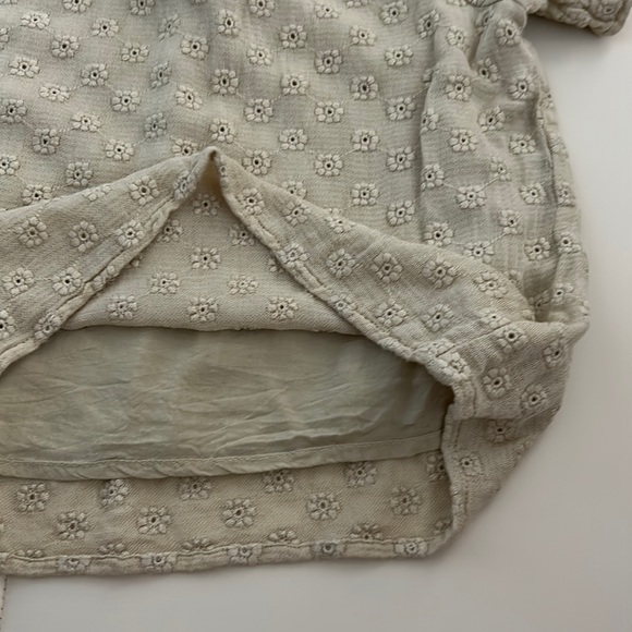 Rylee + Cru Embroidered Ruffled Mock Neck - Picture 2 of 8